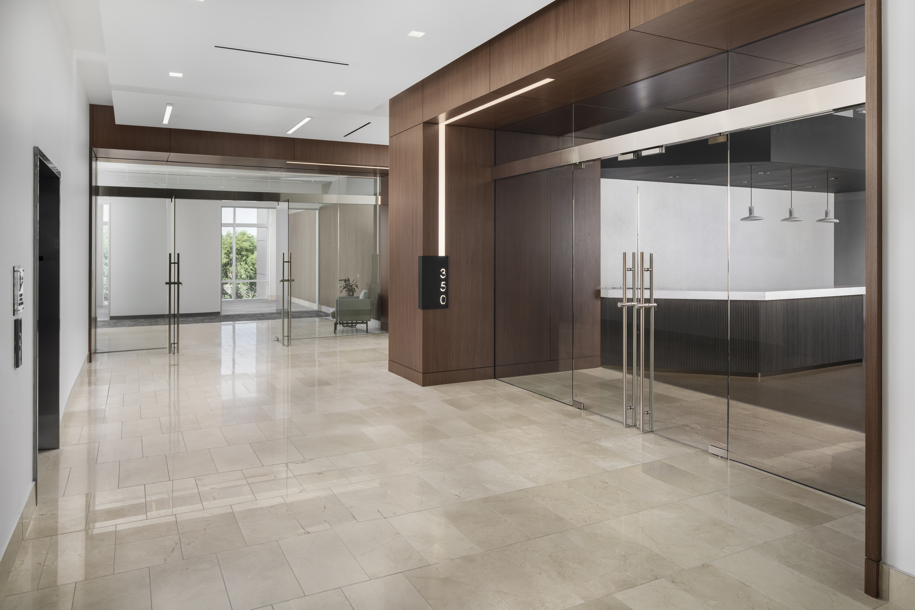 Professional office lobby